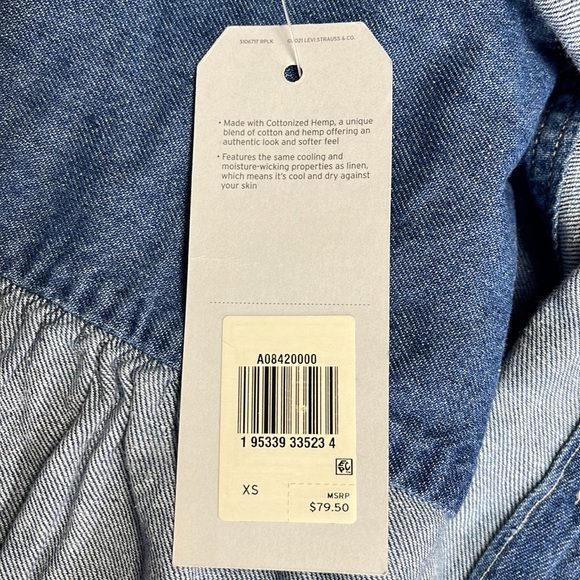 Levi’s Oversize Cool Eco Performance Denim Shirt - Picture 11 of 11